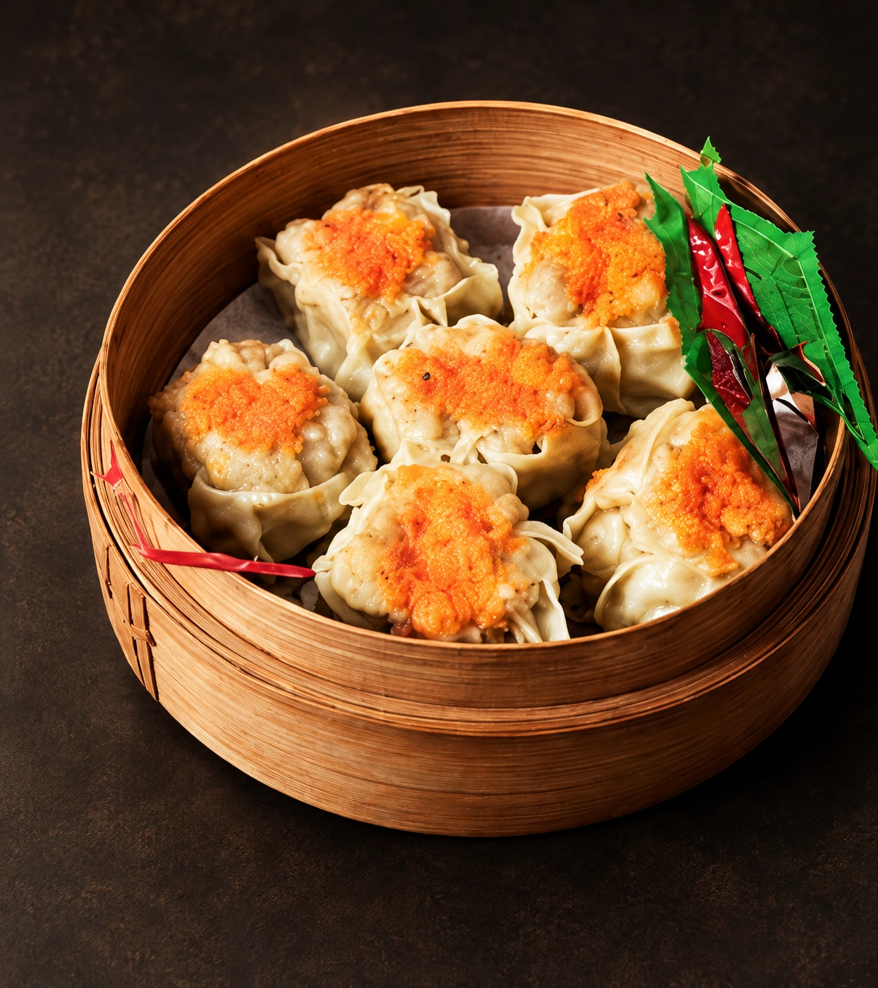 Dimsum AMI ditampilkan sebagai satu sajian atau gelas, dari visual menu pemilik yang dirapikan dengan AI